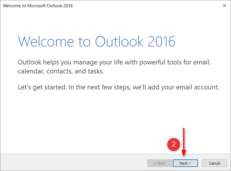 ברכה לרגל כניסתך הראשונה ל-Outlook
