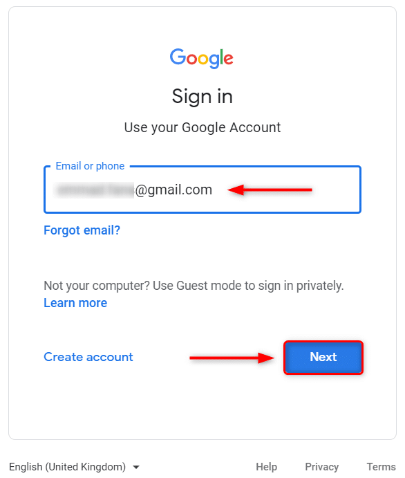 smtp gmail