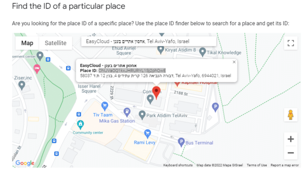 Google Place ID