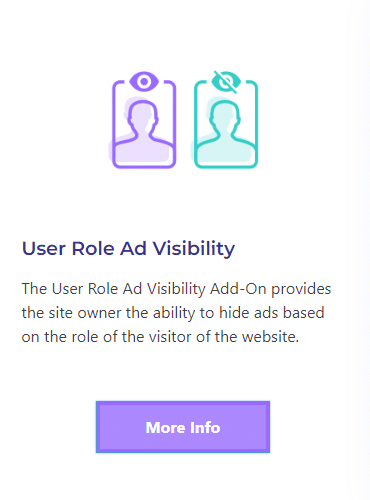 User Role Ad Visibility